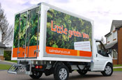 Sainsbury's: green van
