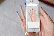 The app allows consumers to virtually try on different nail colours (youtube.com/user/SallyHansenTV)