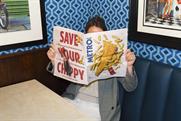 Sarson's: campaign rolled out across the UK on 1 June with a Metro cover wrap