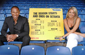 Setanta's Les Ferdinand and Charlotte Jackson
