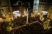 In pictures: Projection Artworks brings 3D experience to Seven Dials Christmas lights