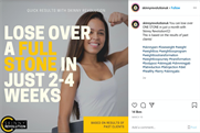 Ad watchdog acts to stem weight loss medicine ads on Instagram