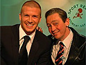 Sport Relief: Beckham and Ron Manager get texty