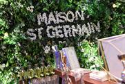 Inside Maison St-Germain pop-up