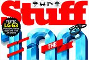 Stuff magazine: changes cover style