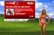 Desktop Keeley: Sun Online breaks download records