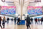 TFL launches largest ever tube advertising screens at London's Canary Wharf