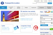 TfL: new user-friendly website