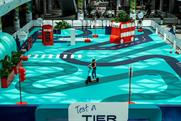 TfL e-scooter-trial brand Tier creates obstacle course