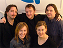 Target: (back from left) Riera, Fitzgerald, Eveleigh, (front from left) Howells, Kirk