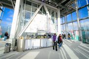 The experience features ice-crystals, gem-studded snow domes and crystal benches 