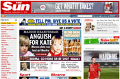 The Sun: website users rise 10% month on month