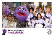 Three kicks off #MakeItRight campaign with experiential staff activity featuring 'Jackson'