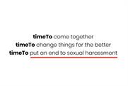 TimeTo reveals one in 10 have experienced sexual harassment