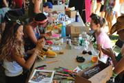 Toms' creative brand activation at a US festival this year