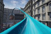 Topshop launches VR waterslide