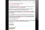 Tourettes Action email escapes firewall with upside-down swear words