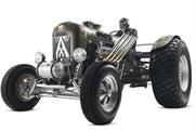 Pimped up tractor races a Lotus for launch of Ardbeg's global tour