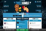 The site is pulling in live tweets about the fight