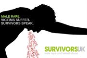 Survivors UK: launches campaign to encourage male rape survivors to talk