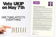 UKIP: the party's ad in the Daily Telegraph