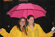 Meet someone new under an umbrella. Take a walk in the (artificial) snow and see what comes of it… it’s what thousands are doing at C2 this week