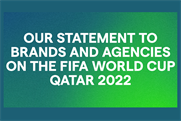 Outvertising: released statement to brands and agencies on Fifa World Cup Qatar 