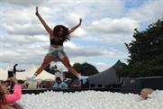 Sony Xperia's dry pool at Virgin Media's 2014 Louder Lounge