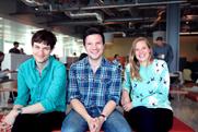 Vizeum: strategy team includes (from left) Charlie Ebdy, Alastair Baker and Anna Palmer