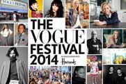 Vogue Festival 2014: sponsored by Harrods