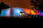 CES' inflatable light-up structure will host an event for Bentley and Lamborghini