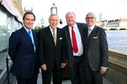 Parker, Forsyth and Jones with EVCOM CEO Marco Forgione 