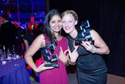 Winners celebrate with their trophies at the Event Awards 2013