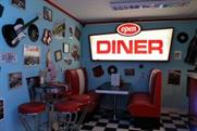 Event Prop Hire's diner-themed concept in the new London showroom