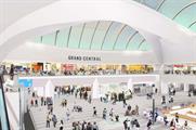 An artistic impression of Birmingham's Grand Central