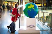 Heathrow's scent globe created by Design in Scent