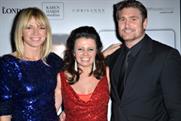 Karen Hardy (c) with her husband Conrad Murray and Zoe Ball