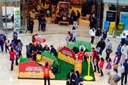Mr Tom's pop-up garden in Birmingham's Bull Ring