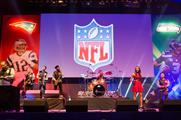 American-themed entertainment at the NFL Super Bash 2015