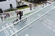 Škoda UK's Goodwood presence featuring cycling ramps and simulators