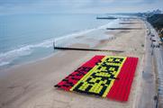 Three's Spanish parasol flag stunt took place this week