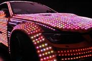Cars covered in more than 600 metres of LEDs will feature in the Top Gear Live experience