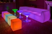 JDB Events' LED furniture includes ice buckets and personalised tables