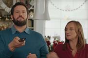 Waitrose family fast-forwards through John Lewis ad in Christmas crossover
