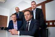 (From left) Davis, Daneta, King and Georgiadis: will launch a network, code-named Blue, next year