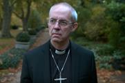 Justin Welby: the archbishop of Canterbury appears in banned cinema ad