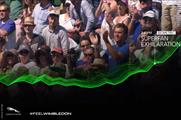 The video looks at audience emotion at key events during the first week of Wimbledon
