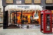 Wrangler stages 1970s-style pop-up