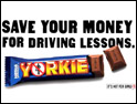 Yorkie: 'sexist' ad
