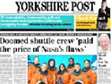 Yorkshire Post: Johnston title